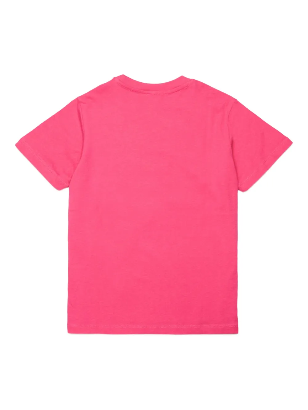 Diesel Kids logo-print cotton T-shirt Roze