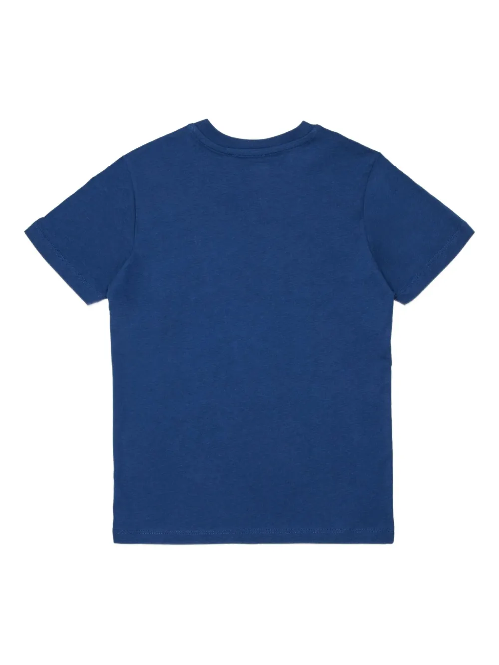 Diesel Kids T-shirt met logoprint Blauw