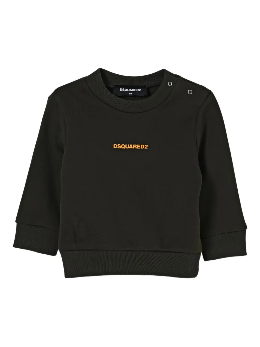 DSQUARED2 KIDS logo crew neck sweatshirt | Black | Image 1