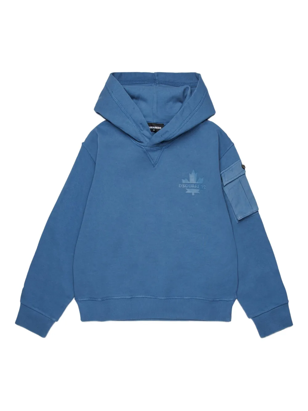DSQUARED2 KIDS Katoenen hoodie Blauw
