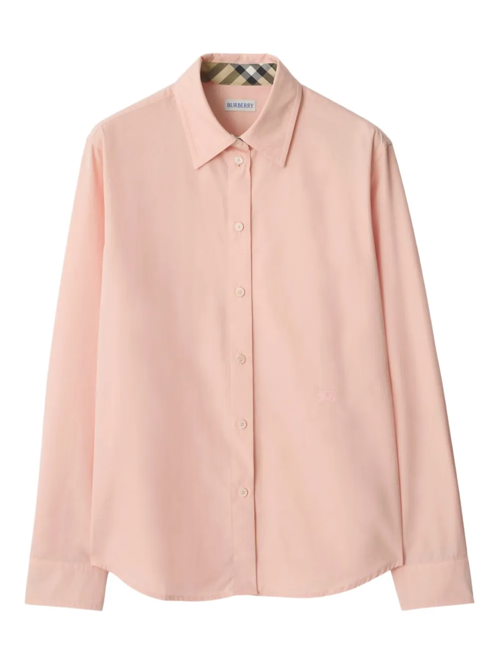 Burberry Popeline katoenen blouse Roze