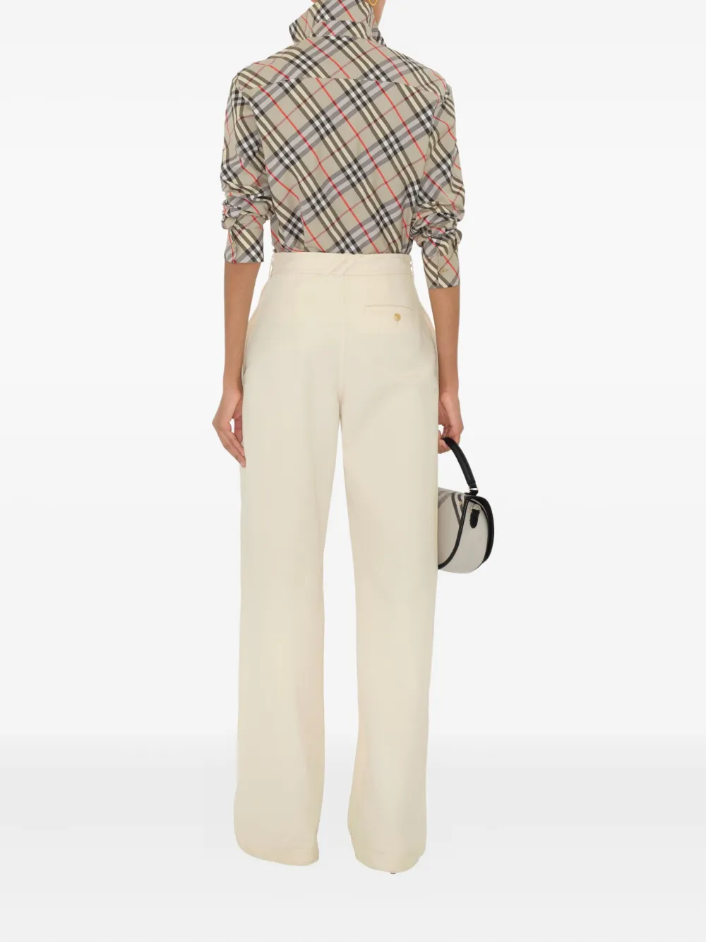 Shop Burberry Check-print Shirt