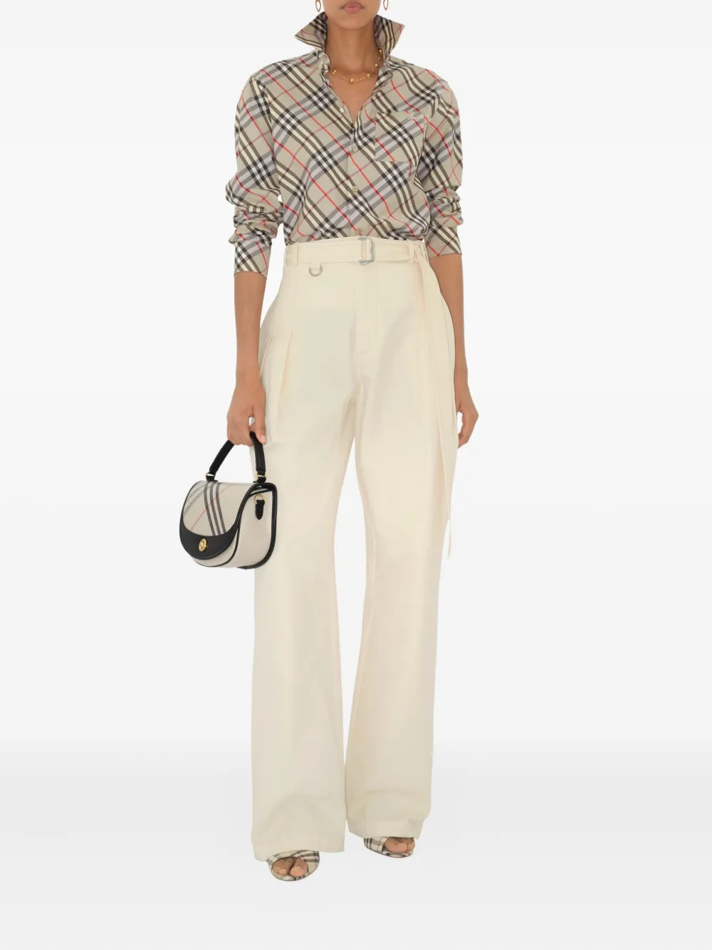 Burberry check-print shirt - Beige