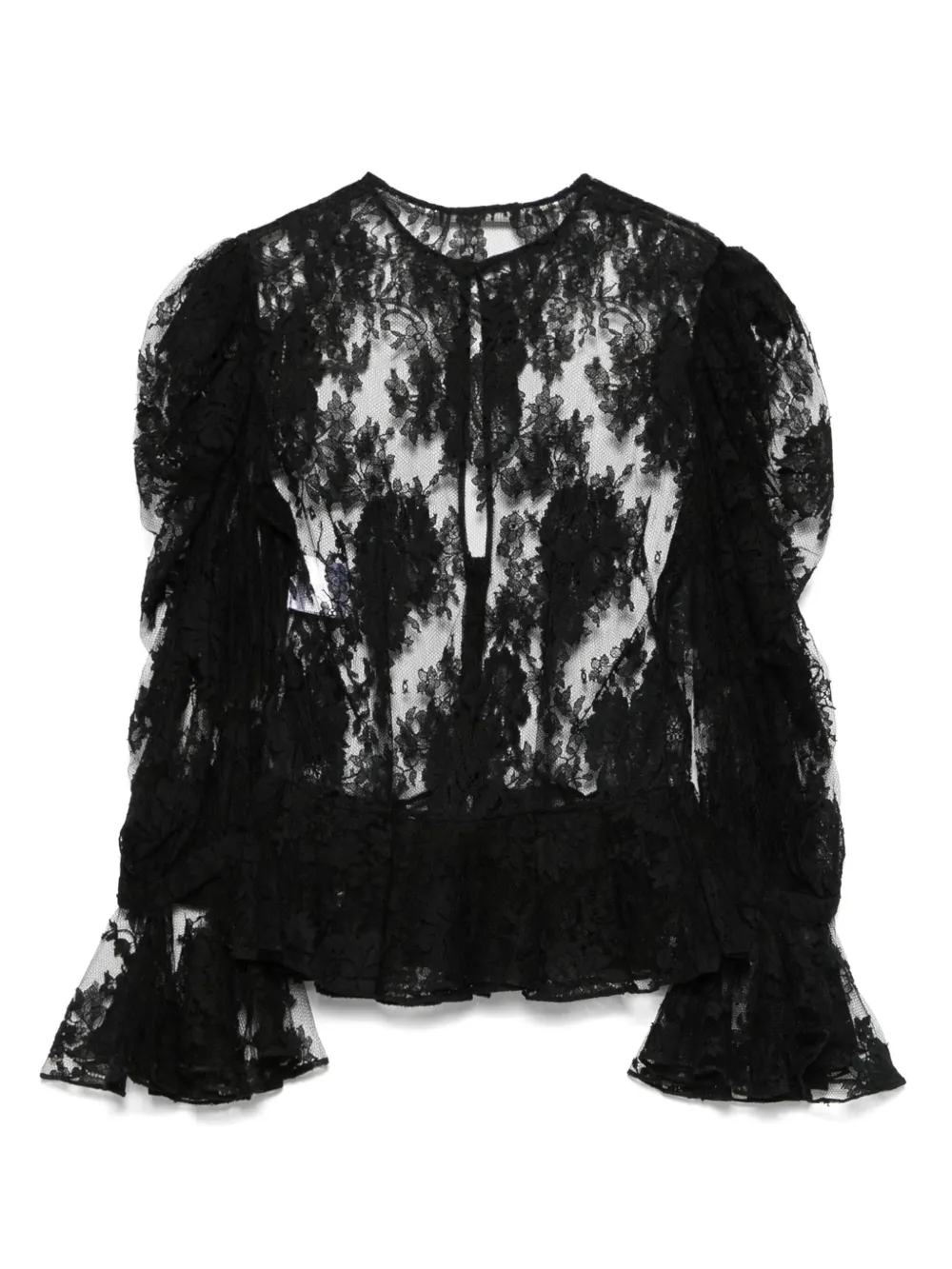 Alexander McQueen Pre-Owned camisa de encaje 2000 | Image 2