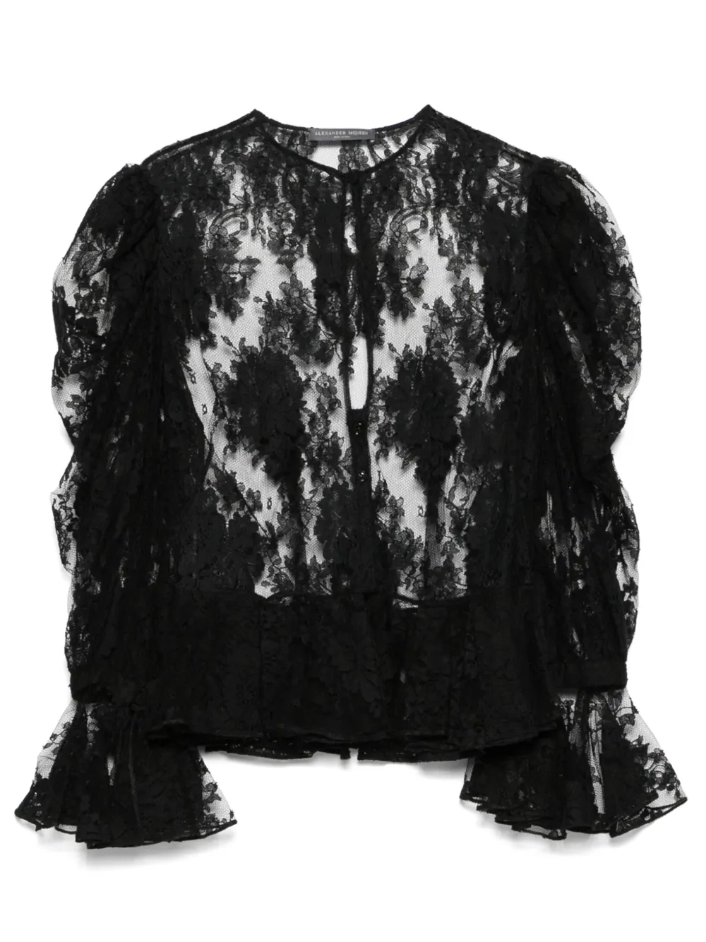 Pre-owned Alexander Mcqueen 2000s Lace Shirt