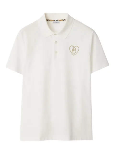 Burberry B Heart cotton polo shirt