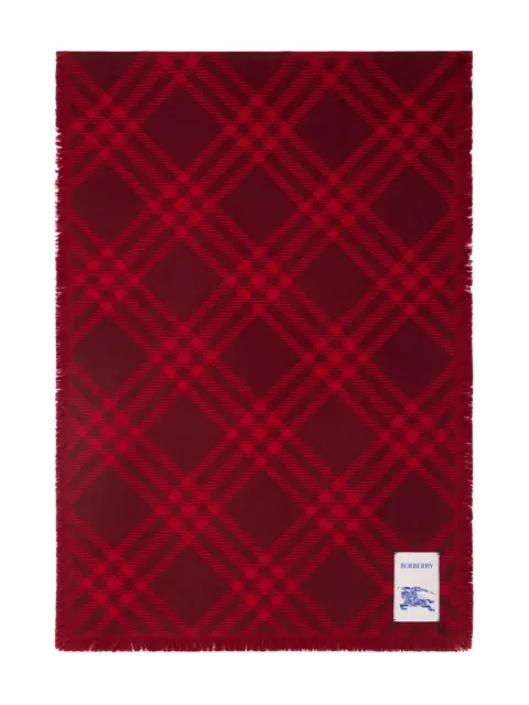 Burberry checked scarf