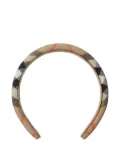 Burberry Kids Vintage Check headband - Brown