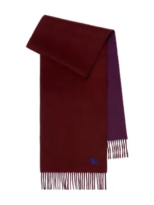 Burberry リバーシブル カシミアスカーフ | ブラック | FARFETCH JP