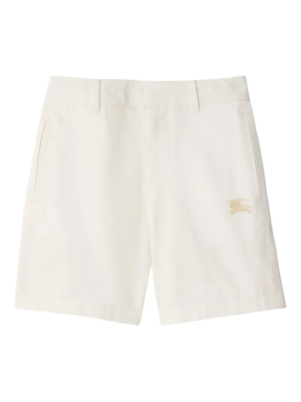 Burberry Kids EKD-embroidered shorts | White | Image 1