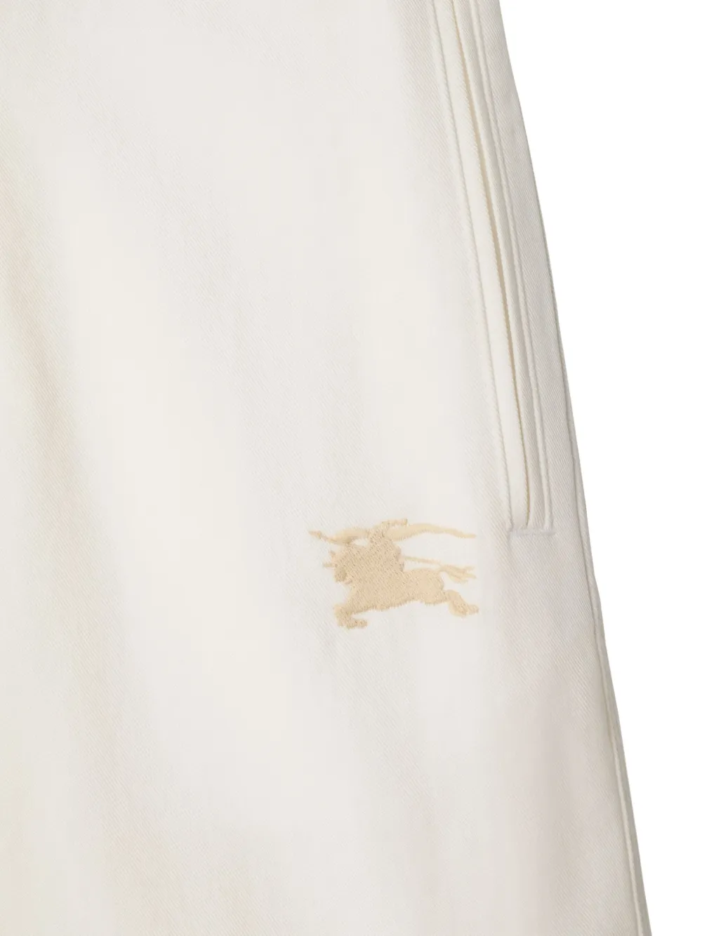 Burberry Kids Shorts met EKD-borduurwerk Wit
