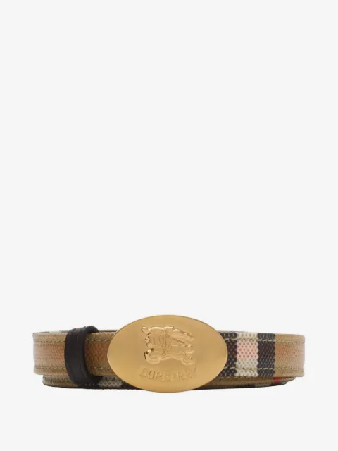 Burberry Cinto Equestrian Knight xadrez