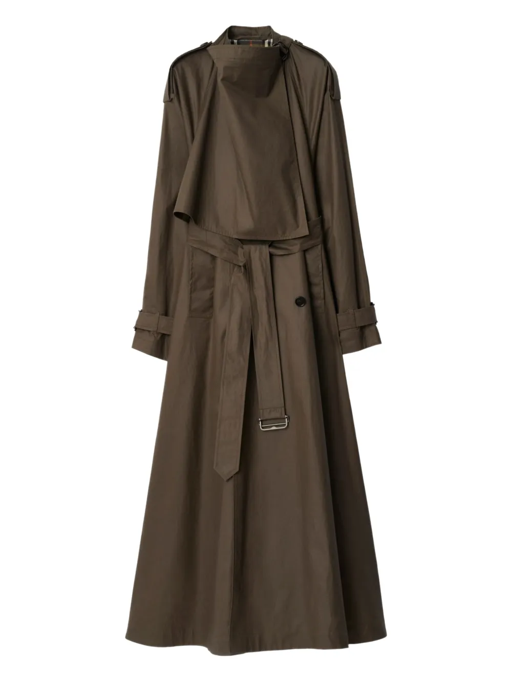 Burberry Trenchcoat met ceintuur Groen