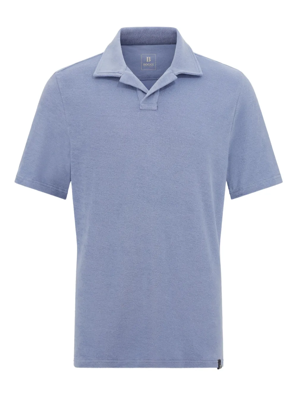 Boggi Milano Cotton/Nylon Polo Shirt - ブルー Boggi Milano Cotton/Nylon Polo Shirt - ブルー