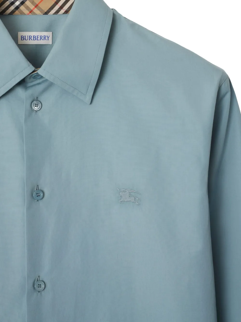 Burberry Katoenen overhemd Blauw