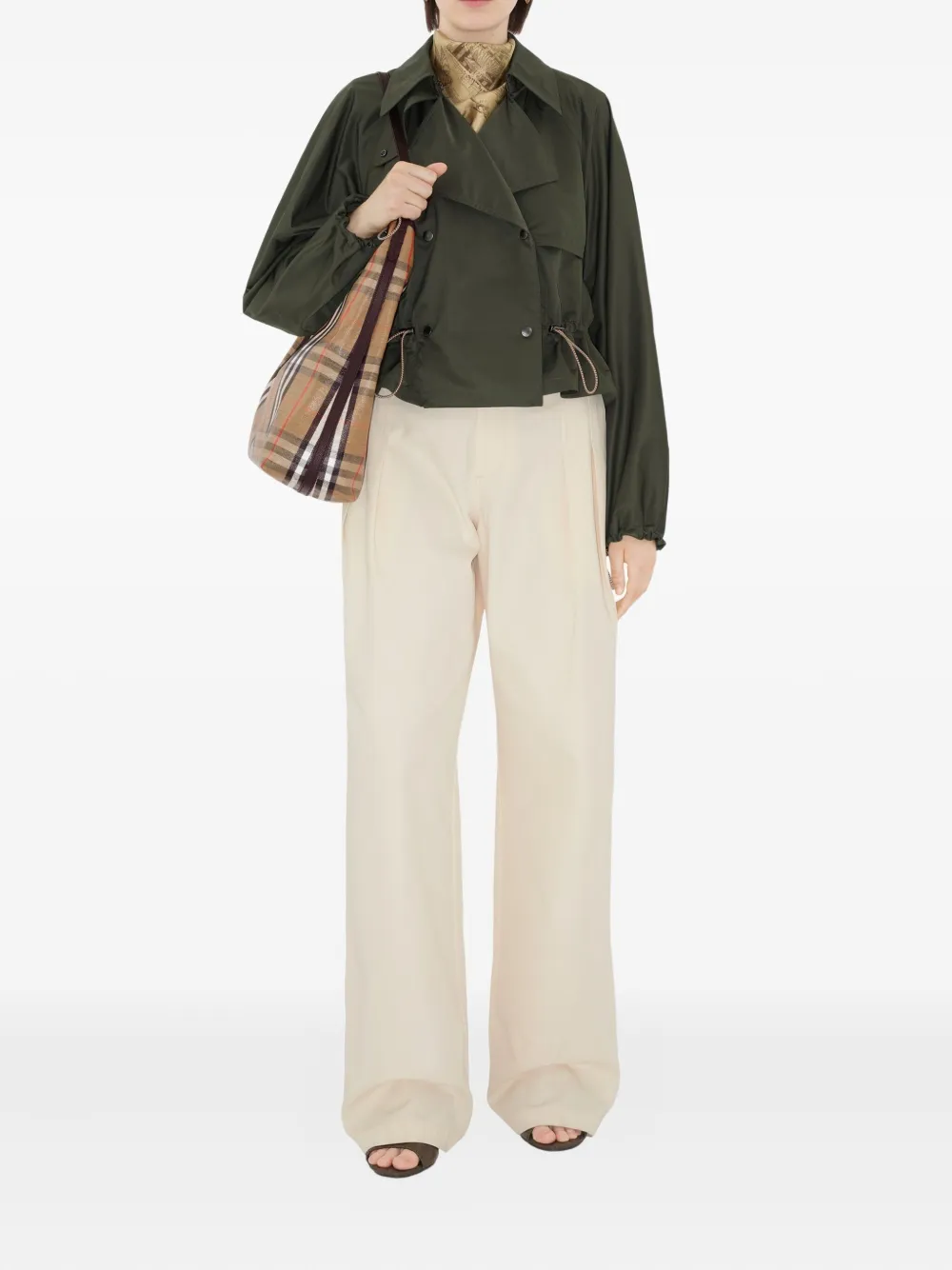 Burberry Highlands schoudertas Beige