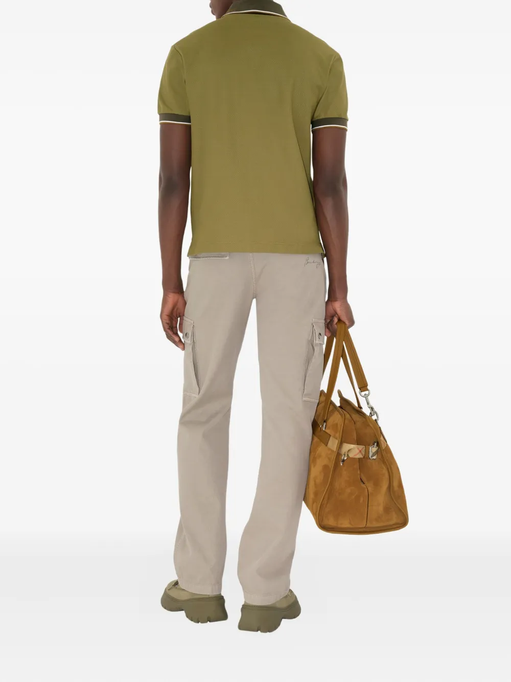 Burberry Katoenen poloshirt Groen