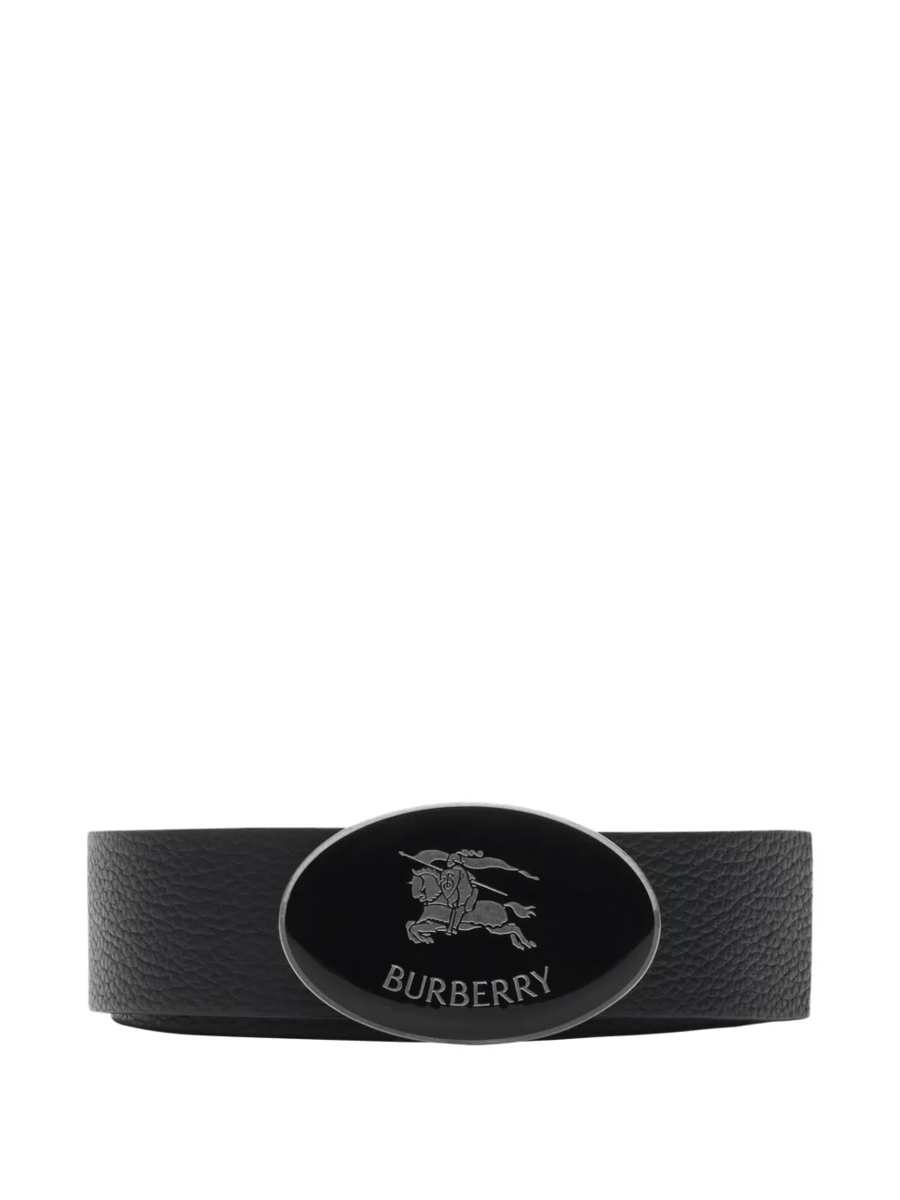 Burberry Leren riem Zwart