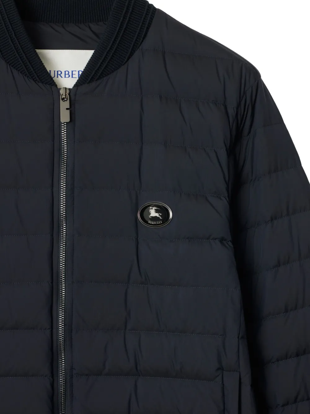 Burberry Jack met logo-applicatie Blauw