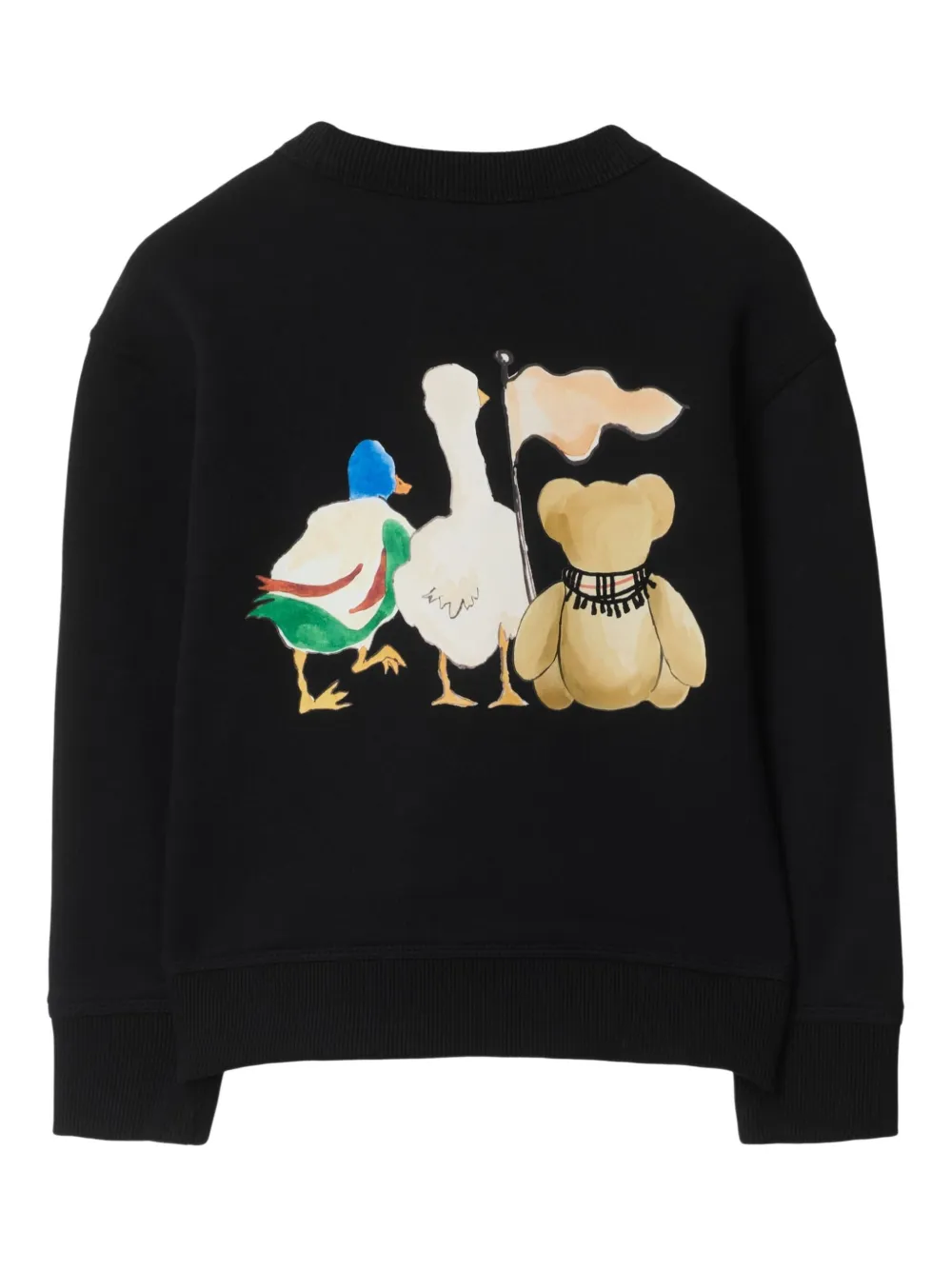 Burberry Kids Thomas and Friends sweater Zwart