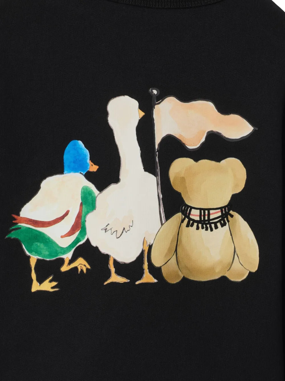 Burberry Kids Thomas and Friends sweater Zwart