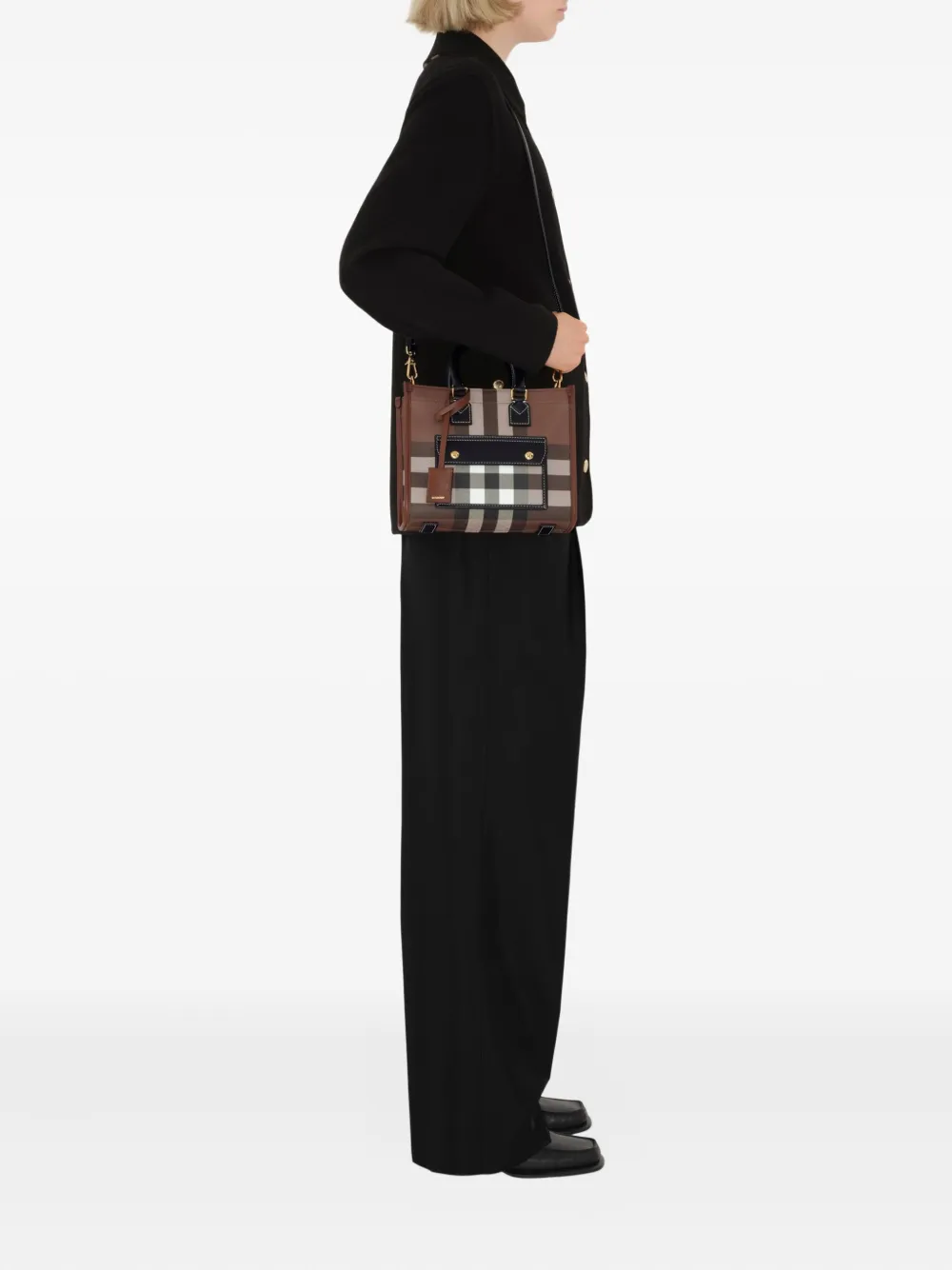 Burberry Freya mini-shopper Bruin
