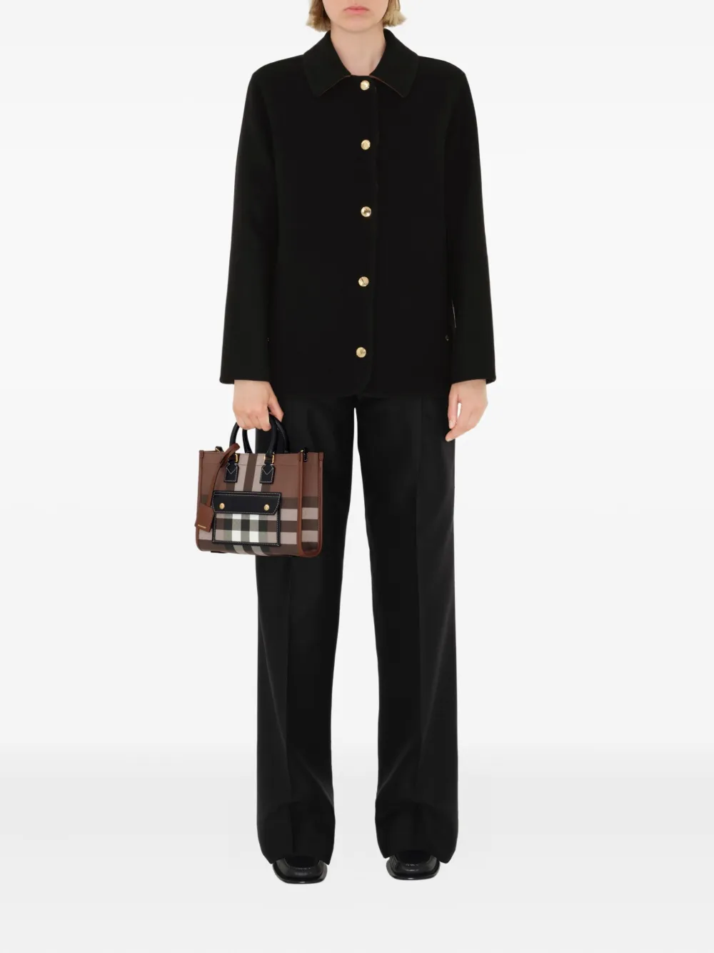 Burberry Freya mini-shopper Bruin