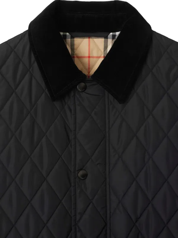 Burberry Quilted Jacket | Black | FARFETCH