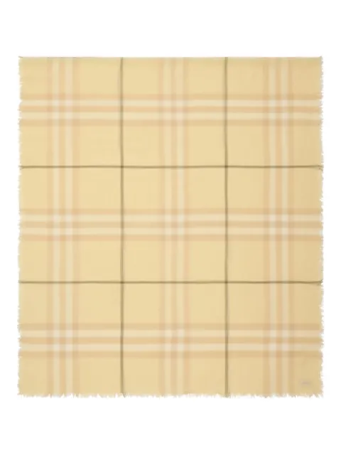 Burberry bufanda con motivo de cuadros