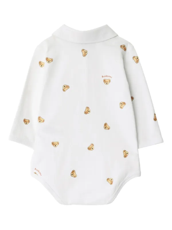 Burberry Kids Set Due Pezzi Thomas Bear Bianco FARFETCH IT