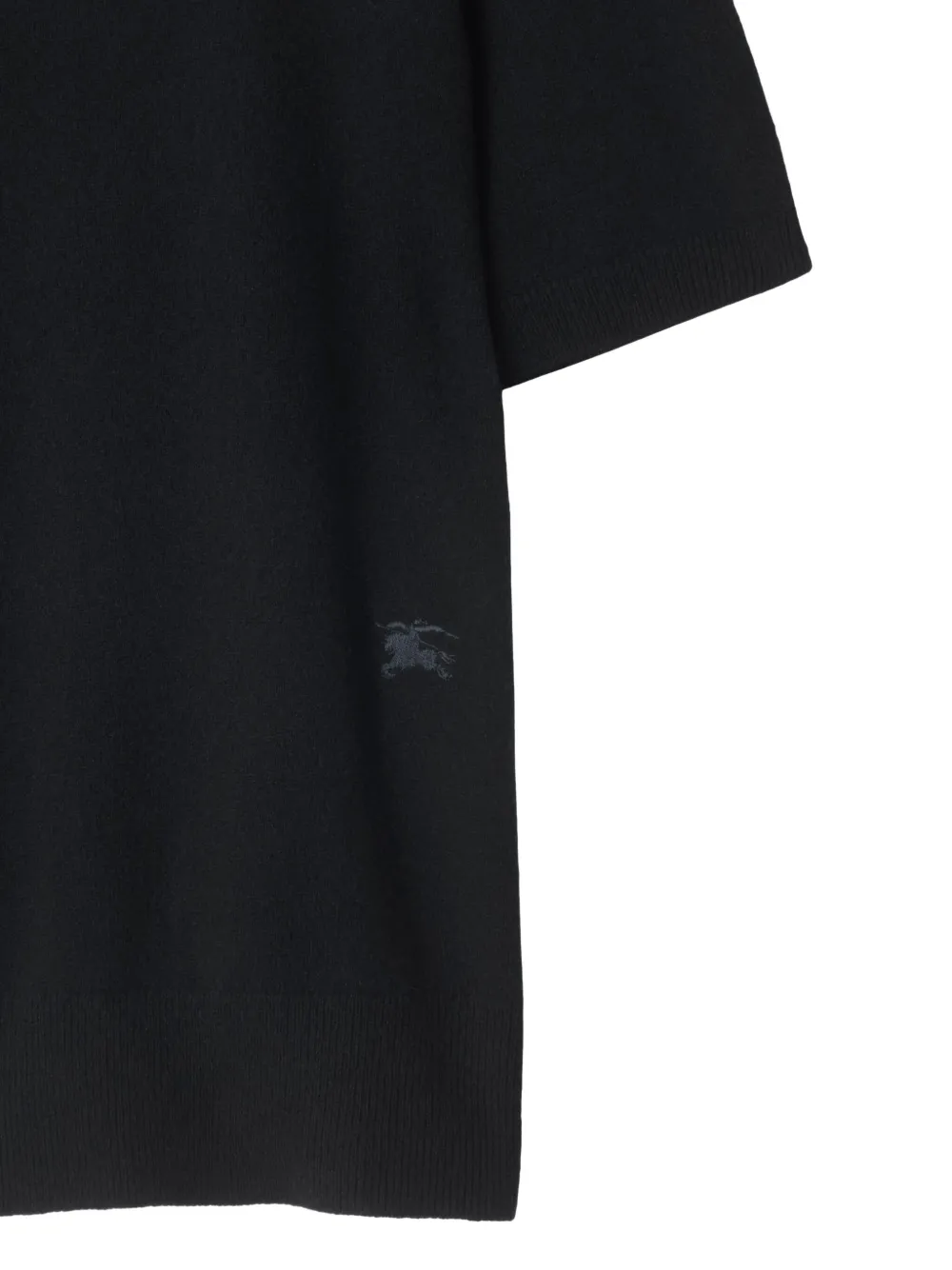 Burberry T-shirt met logo Zwart