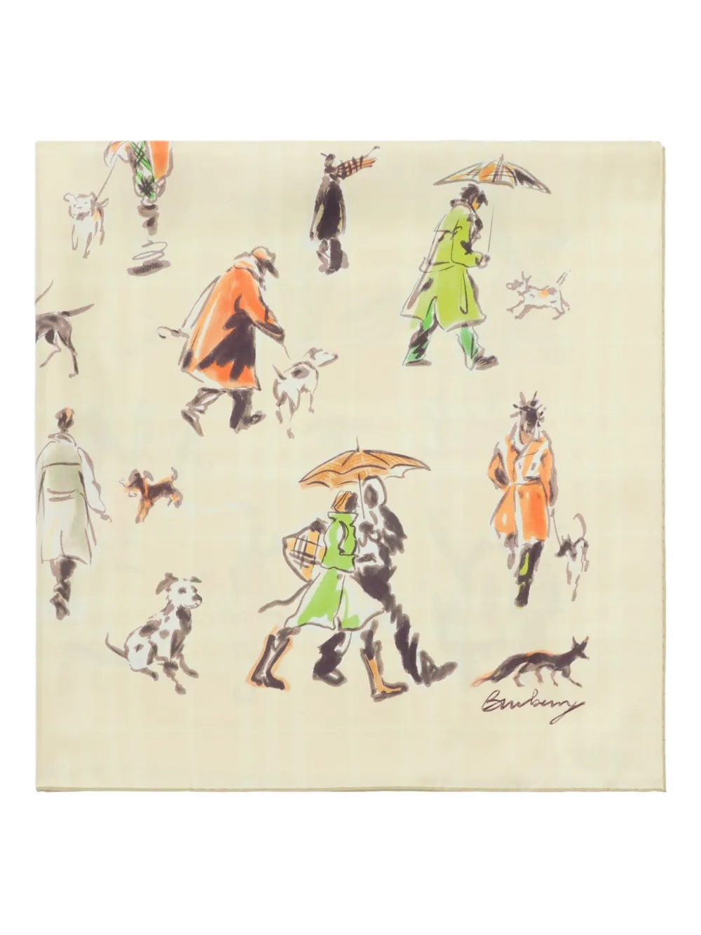 Burberry mascada Paws on Parade de seda | Hombre | Image 2