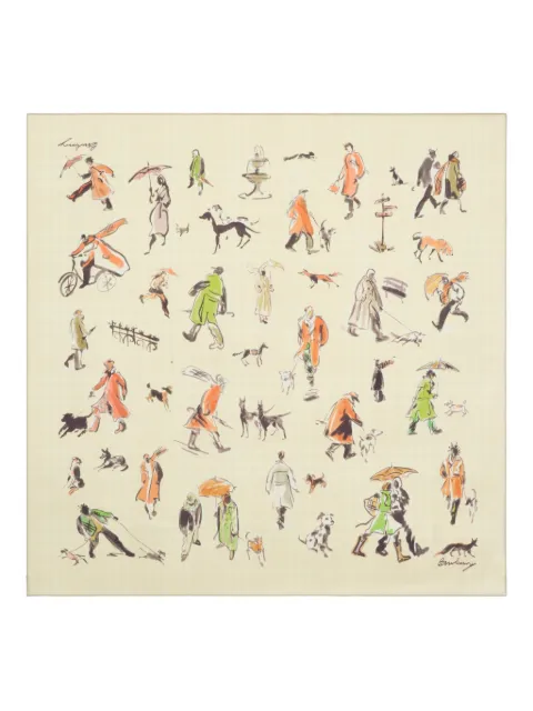 Burberry Paws on Parade silk scarf