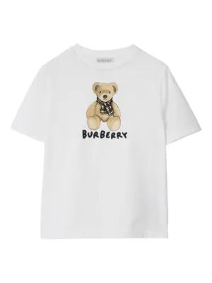 Burberry Kids Thomas Bear T-shirt | White | FARFETCH