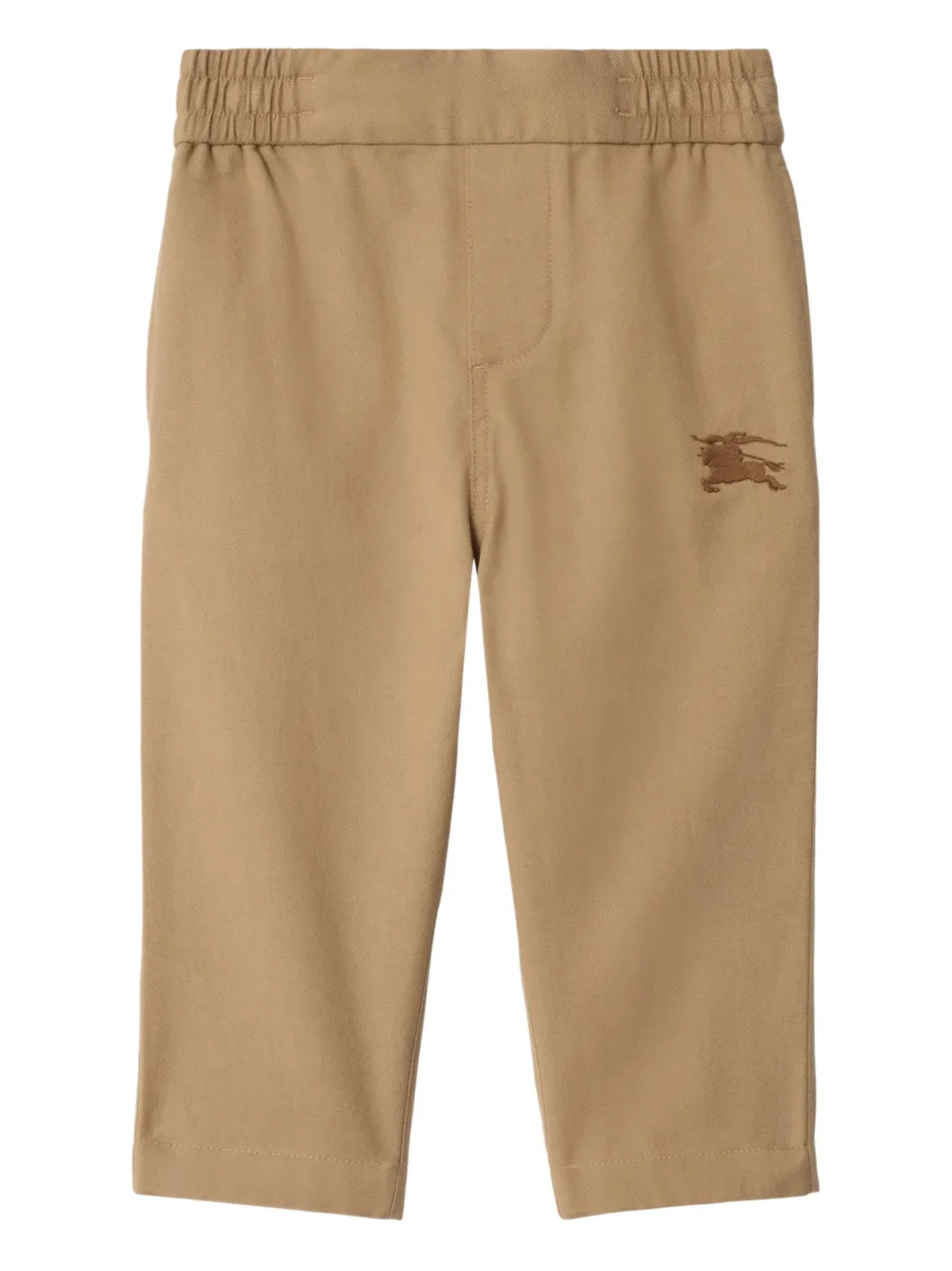 Burberry Kids Broek met logo Beige