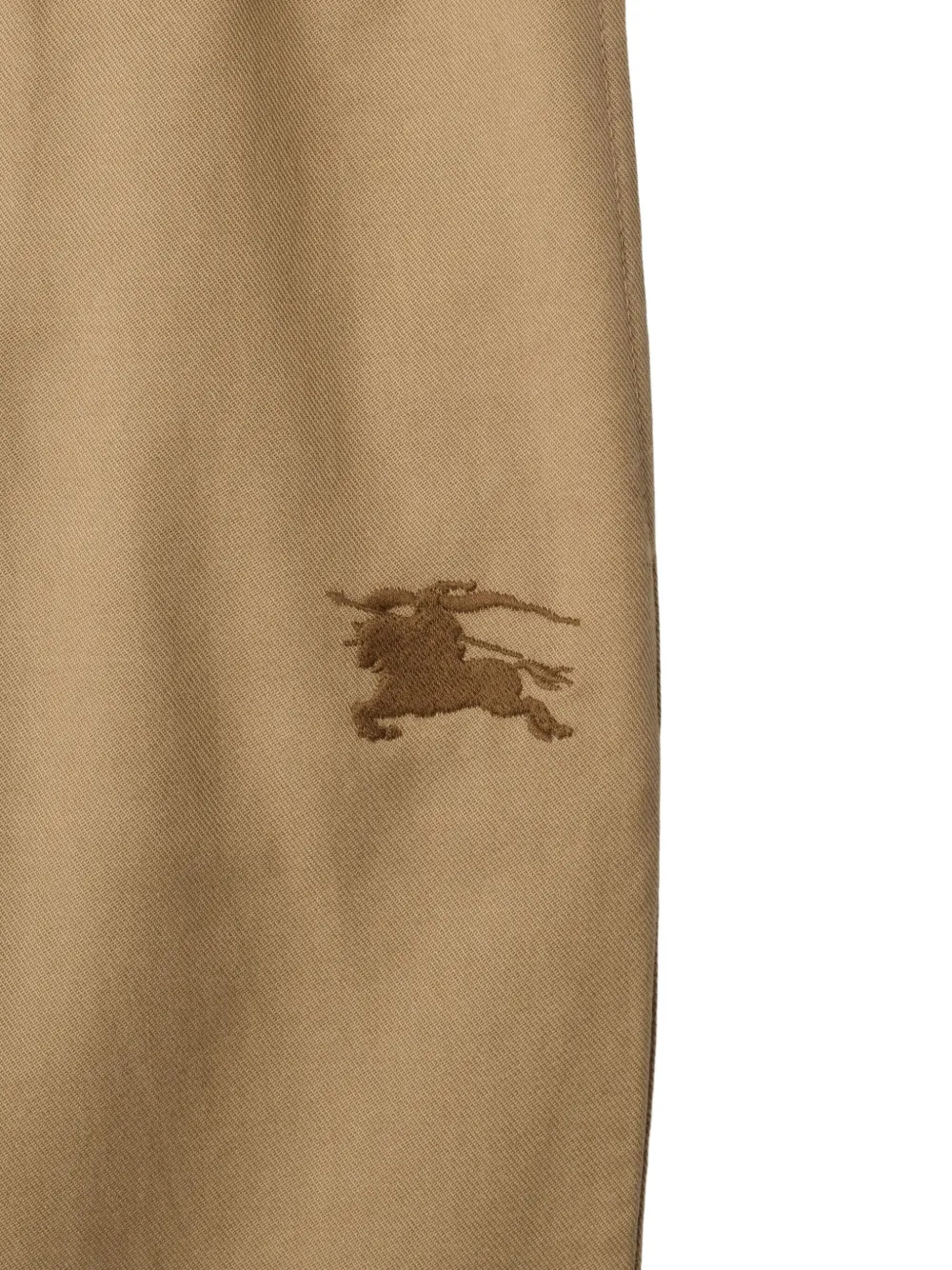 Burberry Kids Broek met logo Beige