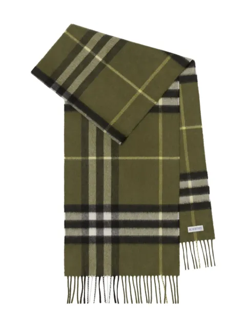 Burberry écharpe en cachemire à carreaux