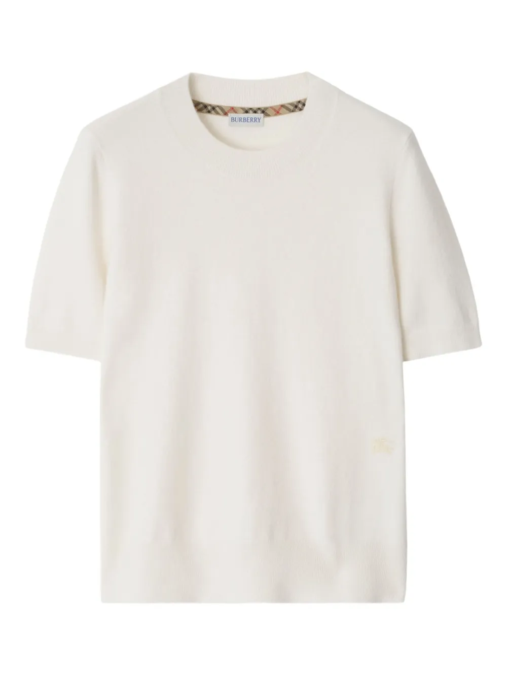 Burberry EKD knitted T-shirt | White | Image 1