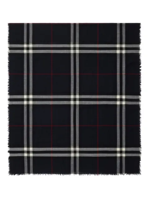 Burberry checkered scarf