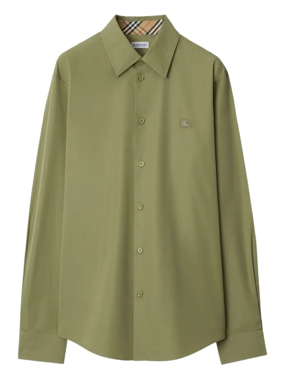 Burberry poplin shirt | Green | Image 1