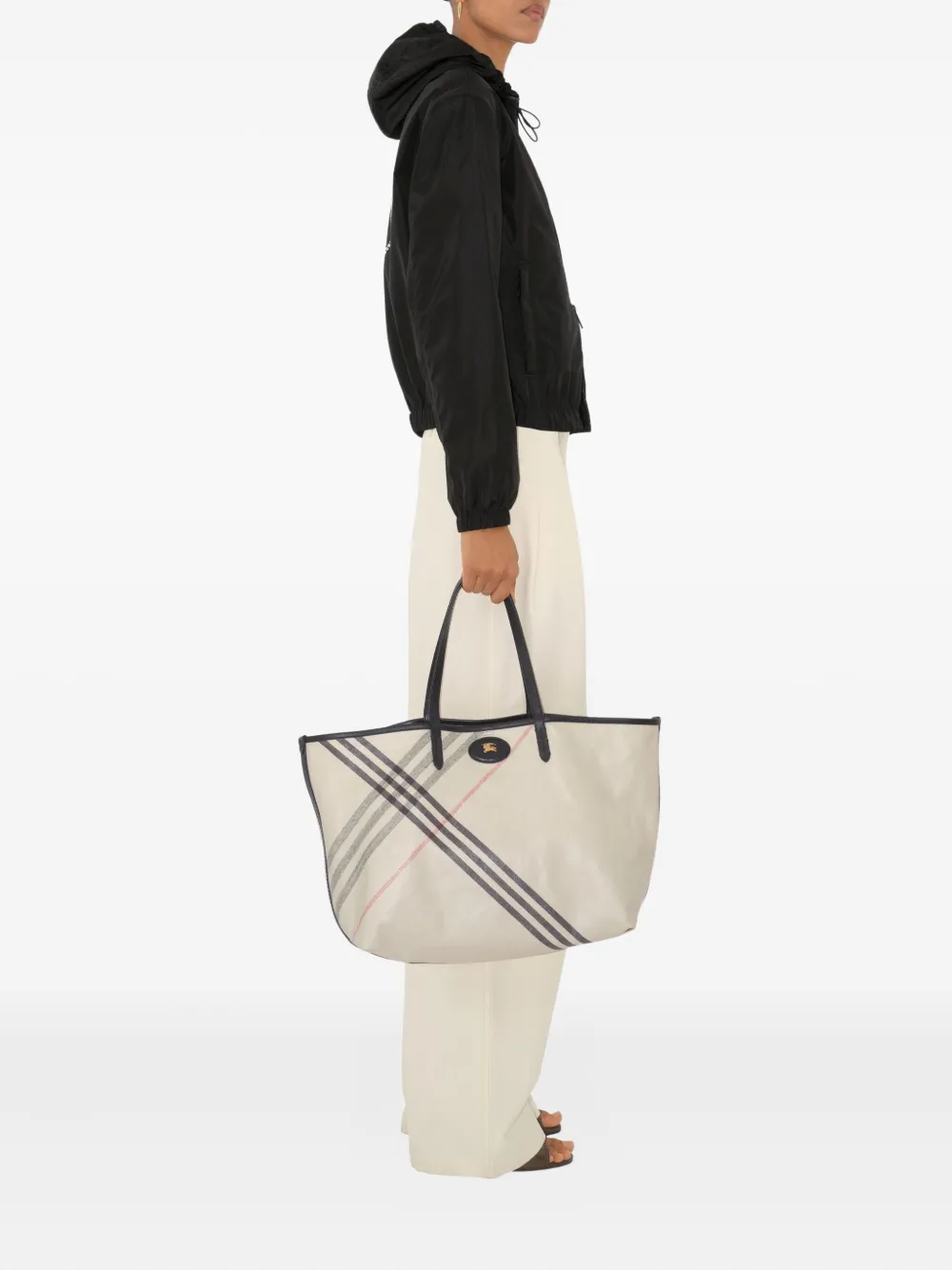 Burberry Highlands medium shopper - Beige