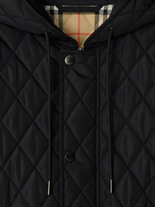 【BURBERRY】HOODED QUILTED JACKET 4BBF7984-9AD4-47B5-8A4A-