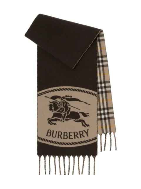 Burberry reversible cashmere scarf