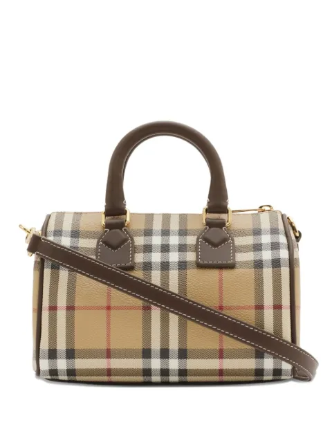 Burberry checked tote bag