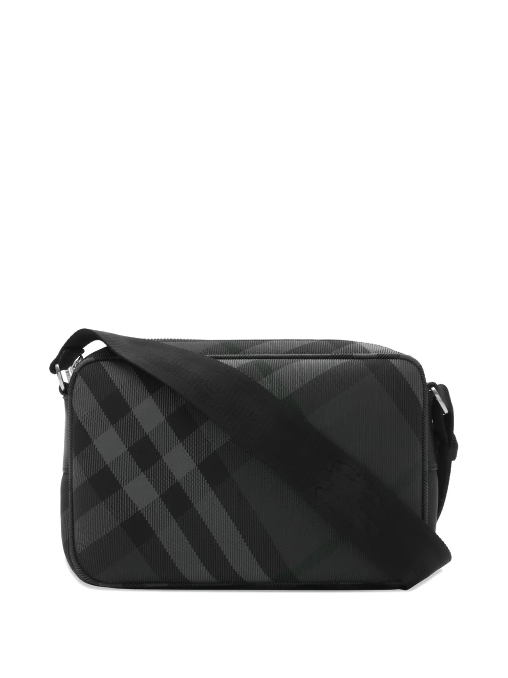 Burberry Geruite messenger tas Zwart