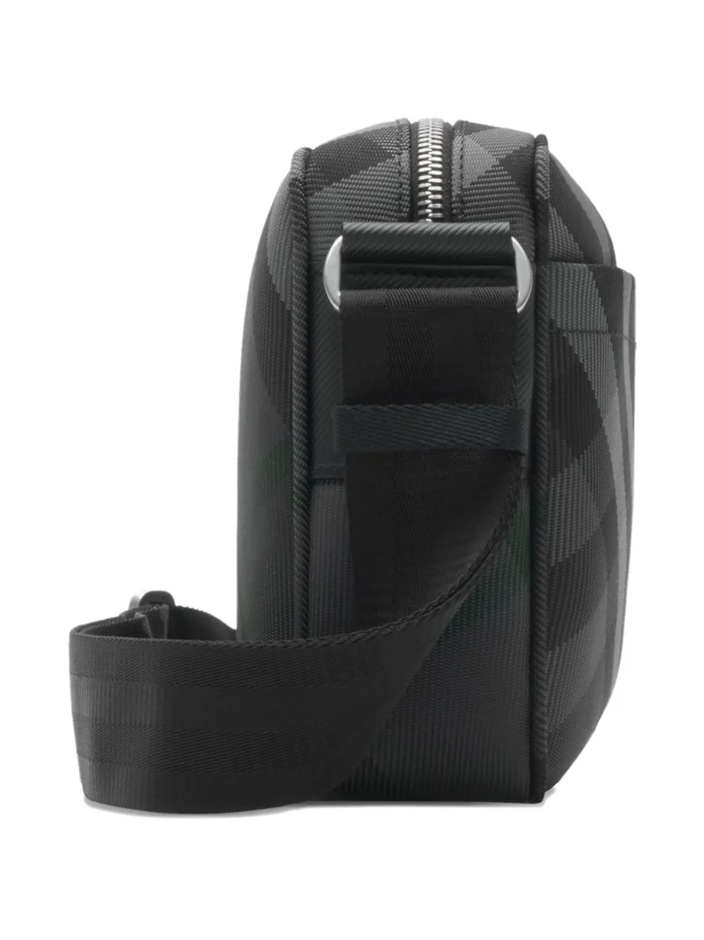 Burberry Geruite messenger tas Zwart