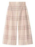 Burberry Kids checked trousers - Neutrals