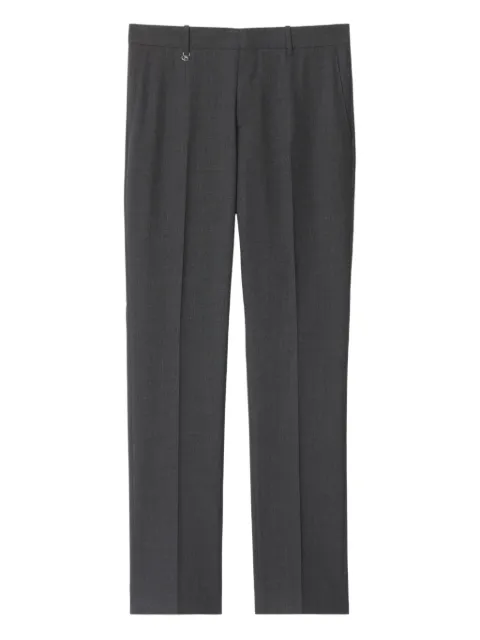 Burberry pantalones con dobladillo vuelto