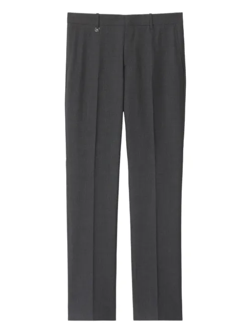 Burberry pantalon en laine - Gris - Burberry - Modalova