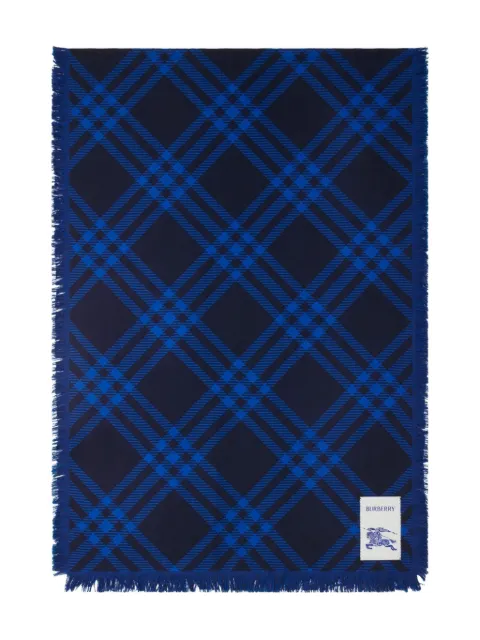 Burberry checked scarf 